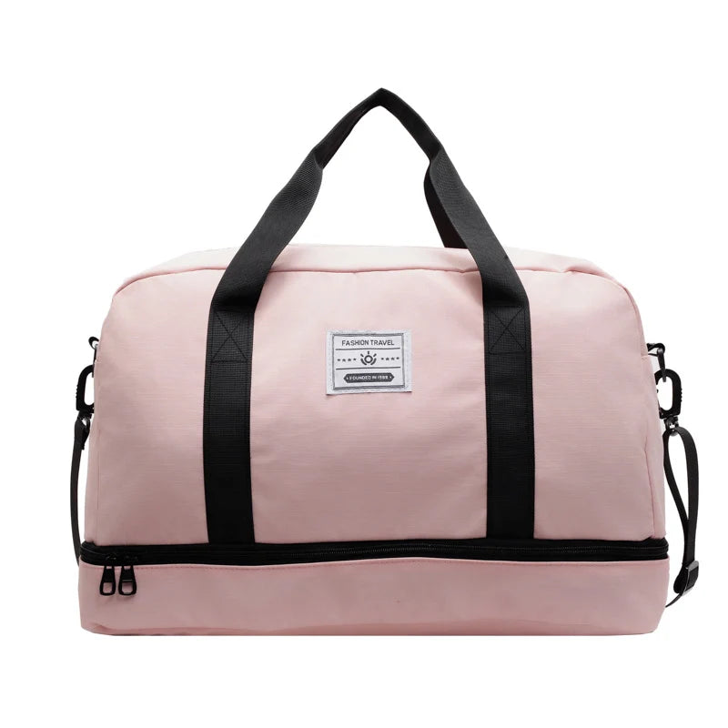 Weekender Bag Spacious Water-Resistant Adjustable Padded Strap