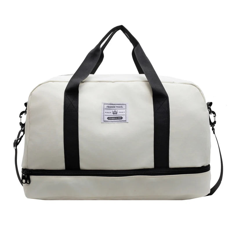 Weekender Bag Spacious Water-Resistant Adjustable Padded Strap