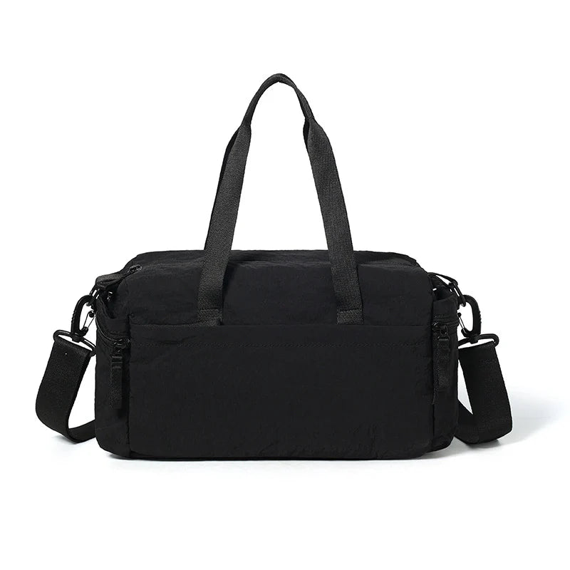 Weekender Bag Weather-Resistant Zippered Pockets & Adjustable Straps