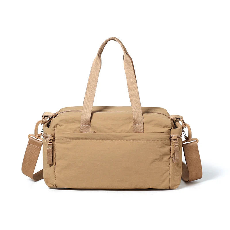 Weekender Bag Weather-Resistant Zippered Pockets & Adjustable Straps