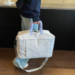 Weekender Duffel Bag Canvas Multiple Pockets & Adjustable Strap
