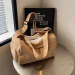 Weekender Duffel Bag Water-Resistant Fabric & Padded Shoulder Straps