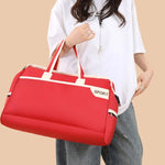 Weekender Duffel Bag Water-Resistant Multiple Pockets & Adjustable Strap
