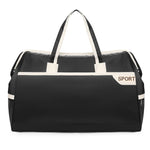Weekender Duffel Bag Water-Resistant Multiple Pockets & Adjustable Strap