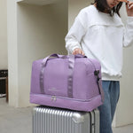 Weekender Duffle Multi-Pocket Water-Resistant Padded Handles & Adjustable Strap