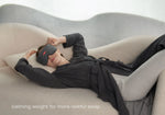 Weighted Sleep Mask Light-Blocking Adjustable Fit