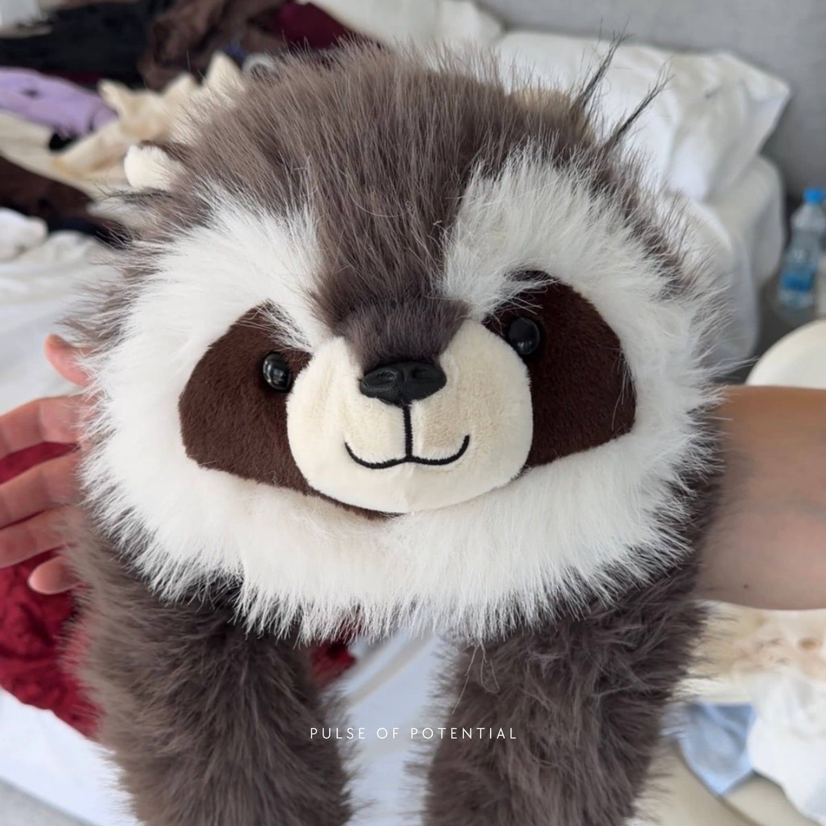 Weighted Stuffed Animal Raccoon Extra-Long Arms