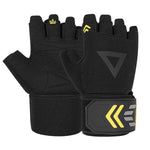 Weightlifting Gloves Breathable Mesh Padded Palms Non-Slip Grip