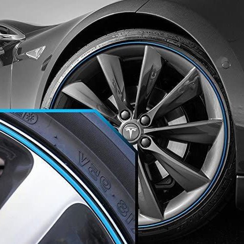 Wheel Rim Protector Strip Self-Adhesive Weather-Resistant Rubber