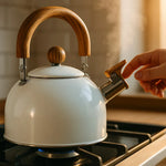 Whistling Kettle Stainless Steel 3.17 Quart Induction Compatible