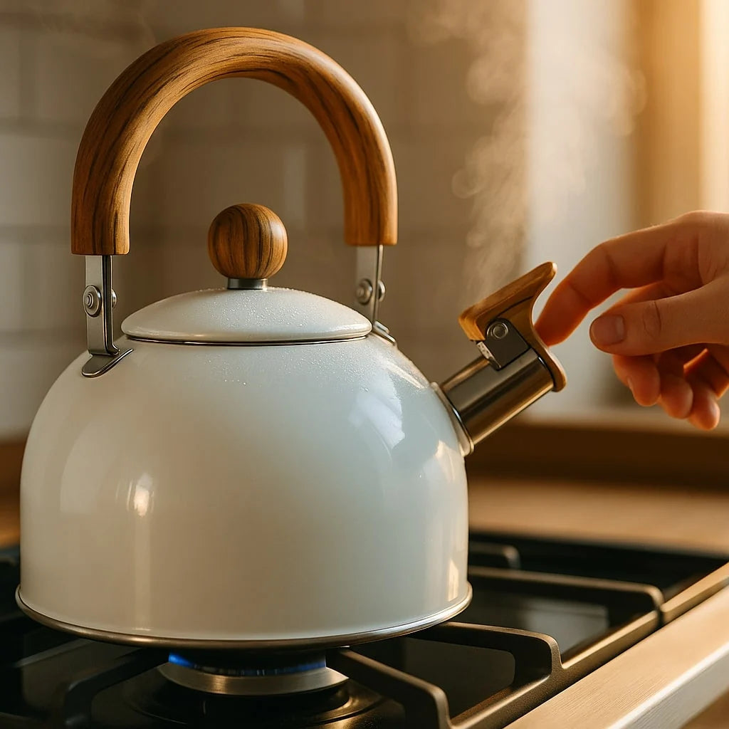 Whistling Kettle Stainless Steel 3.17 Quart Induction Compatible