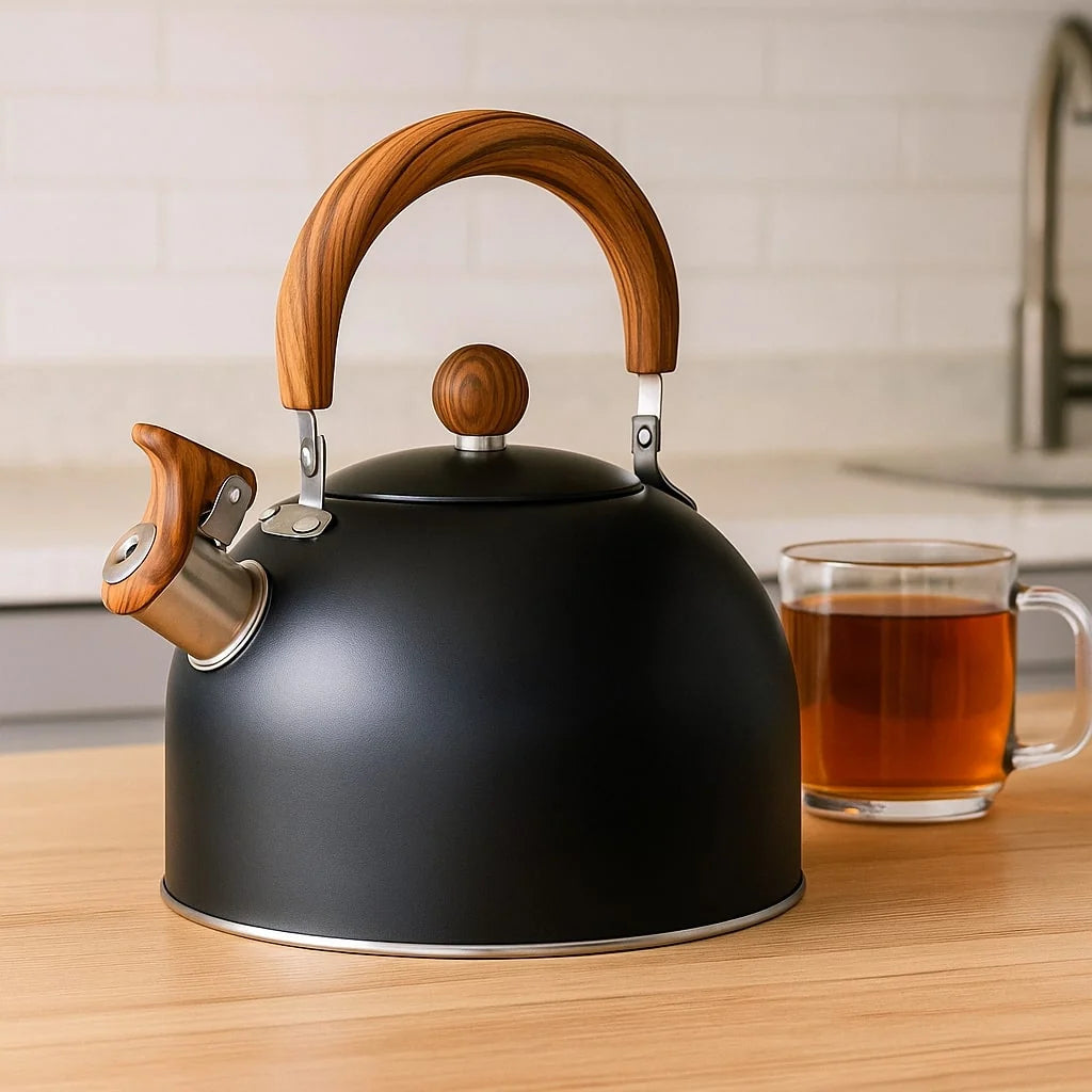 Whistling Kettle Stainless Steel 3.17 Quart Induction Compatible