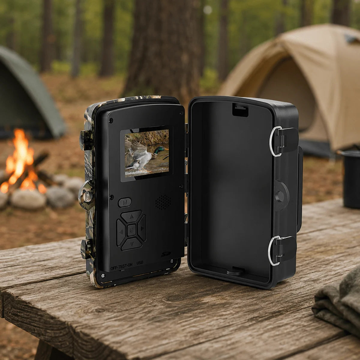 Wildlife Camera Motion-Activated Day & Night Recording Weather-Resistant