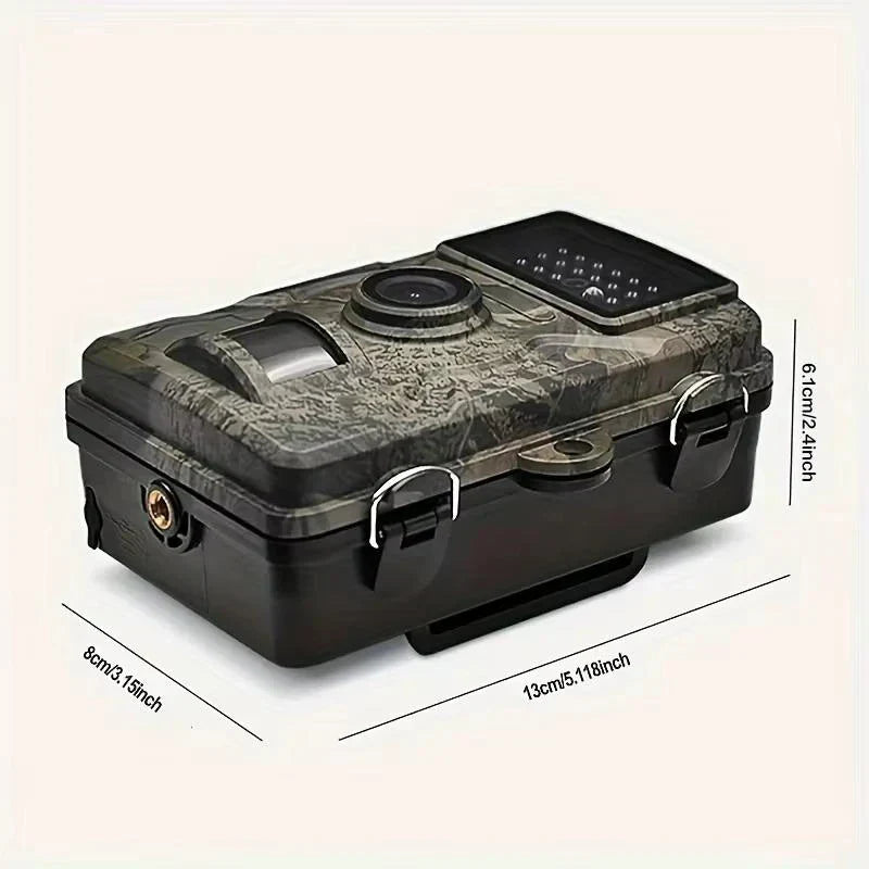 Wildlife Trail Camera No-Glow Night Vision 16MP 1080P HD Video IP66 Weatherproof