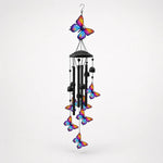 Wind Chime Colorful Design Aluminum Tubes Weather-Resistant