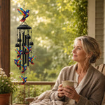 Wind Chime Colorful Design Aluminum Tubes Weather-Resistant