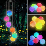 Wind Chime Lights Solar-Powered Color-Changing LED Weatherproof
