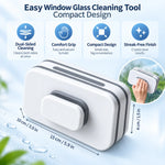 Window Cleaning Tool Dual-Sided Streak-Free Reusable Pads