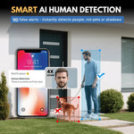 Window-Mounted Security Camera 2K Wi-Fi Night Vision