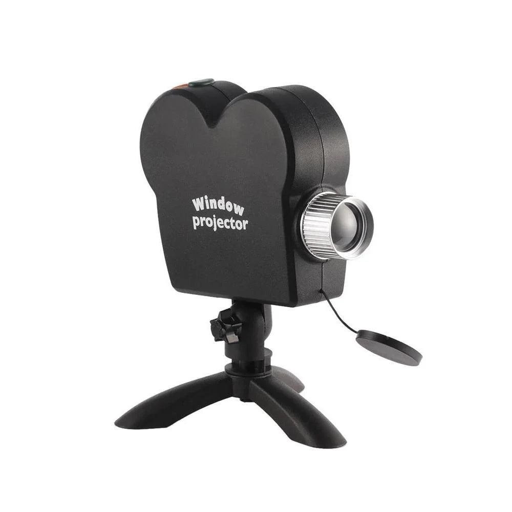 Window Projector 12 Moving Holiday Animations Adjustable Focus