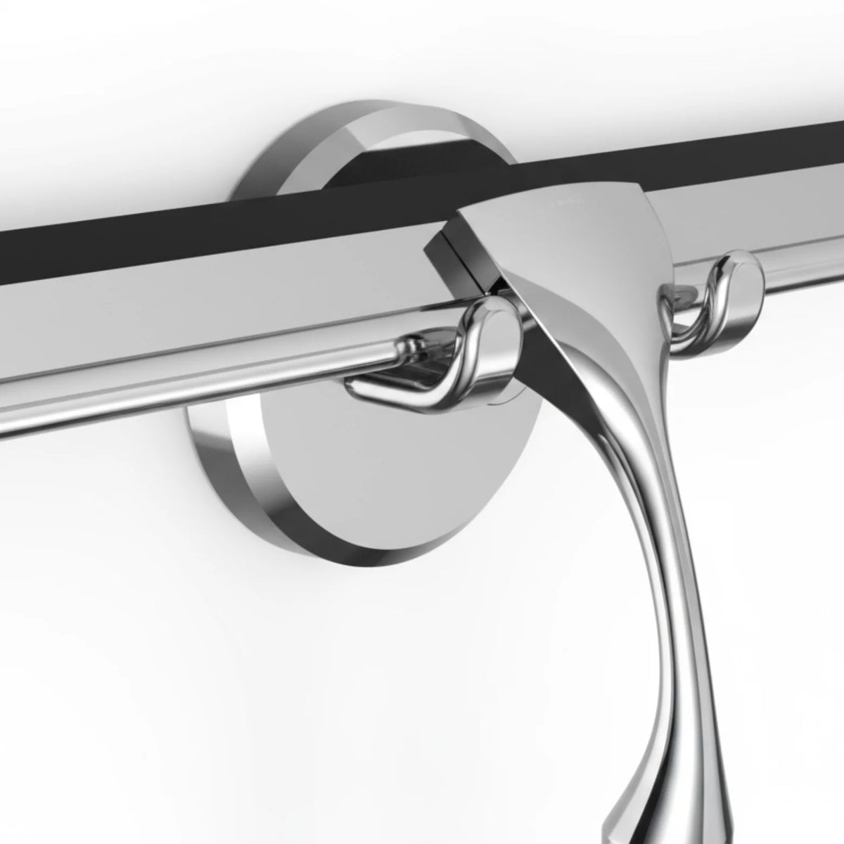 Window & Shower Squeegee Stainless Steel No-Drill Suction Hook