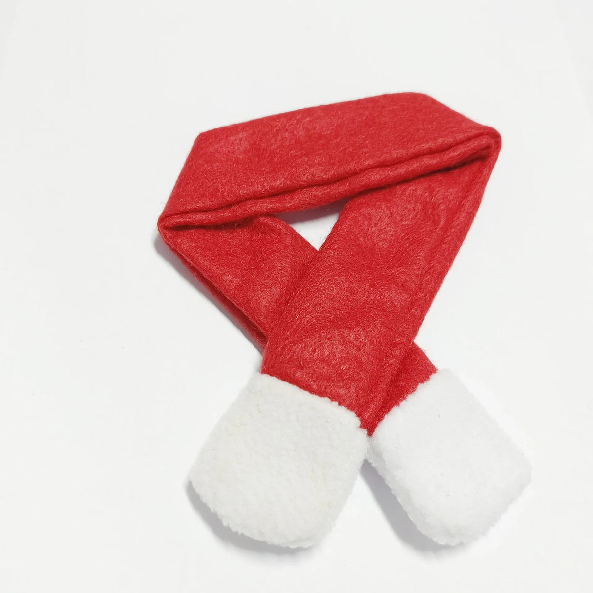 Wine Bottle Cover Plush Santa Hat