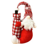 Wine Bottle Holder Santa Claus Design Soft Durable Fabric