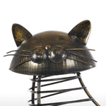 Wine Cork Holder Metal Cat-Shaped Tabletop Display