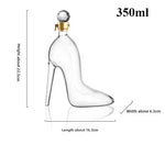 Wine Decanter High Heel Design Borosilicate Glass Aeratingскага
