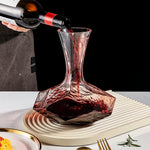 Wine Decanter Lead-Free Crystal Faceted 1450ml