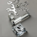 Wine Glass Holder Rotating Crystal Glass & Acrylic
