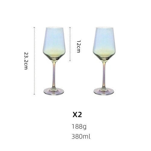 Wine Glass Holder Rotating Crystal Glass & Acrylic
