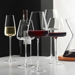 Wine Glasses Handmade Lead-Free Crystal Balanced Stems