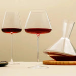 Wine Glasses Handmade Lead-Free Crystal Balanced Stems