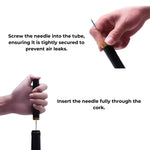 Wine Opener Air Pressure Stainless Steel Ergonomic Grip