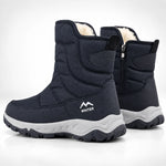 Winter Boots Water-Repellent Plush Lined Side Zipper Non-Slip Sole