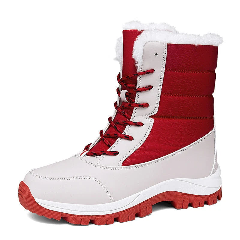 Winter Boots Waterproof Faux Fur Lined Non-Slip Tread