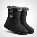 Winter Boots Waterproof Plush-Lined Slip-Resistant Sole