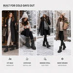 Winter Boots Waterproof Plush-Lined Slip-Resistant Sole