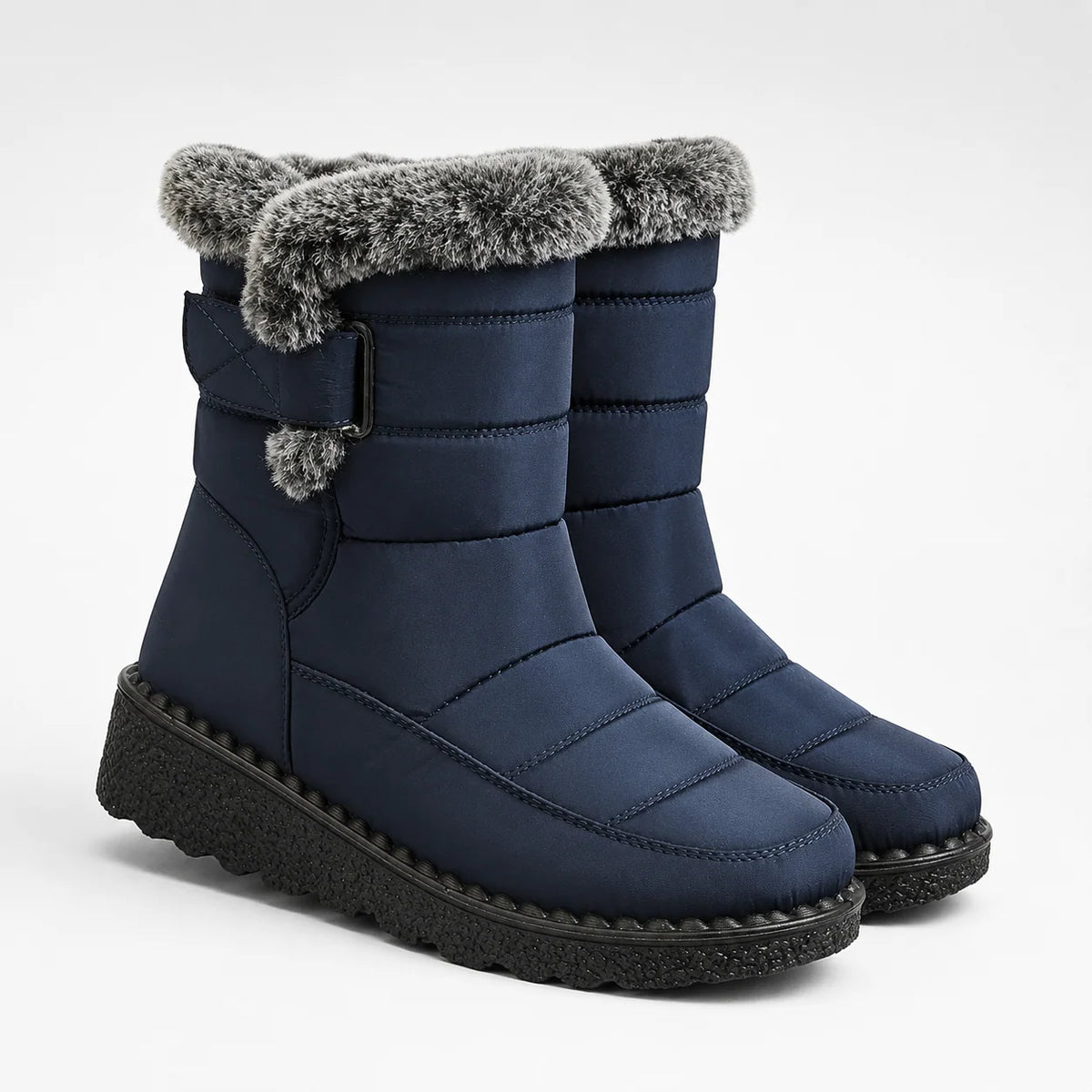 Winter Boots Waterproof Plush-Lined Slip-Resistant Sole