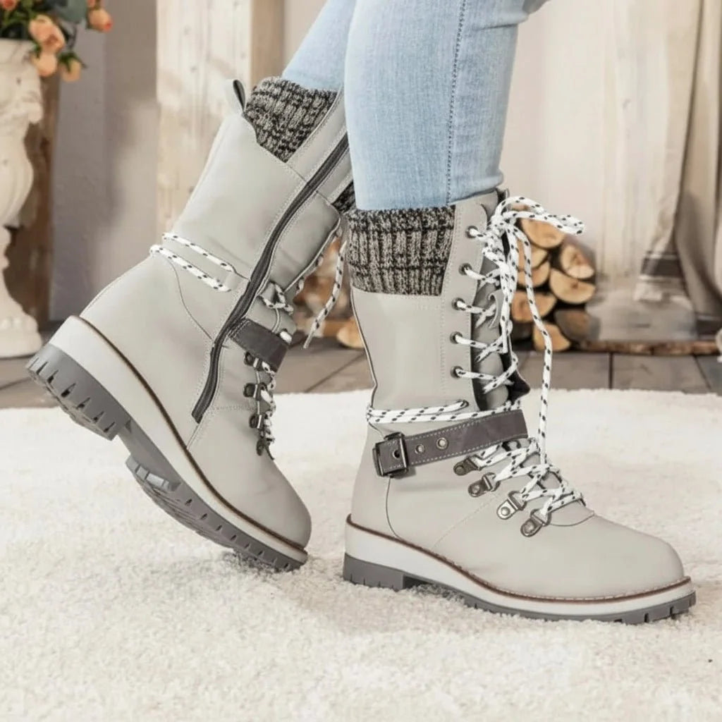 Winter Boots Waterproof Thermal Lined Orthopedic Support