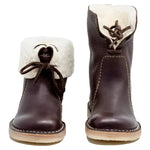 Winter Boots Wool Lined Full-Grain Leather Flexible Crepe Sole