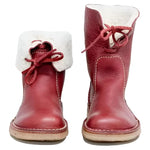Winter Boots Wool Lined Full-Grain Leather Flexible Crepe Sole