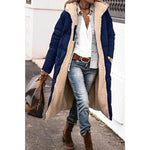 Winter Coat Reversible Teddy Fleece Lined Hooded Long Style