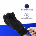 Winter Gloves Fleece-Lined Waterproof & Windproof Touchscreen