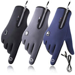 Winter Gloves USB-Heated Option Waterproof & Touchscreen-Compatible