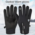 Winter Gloves USB-Heated Option Waterproof & Touchscreen-Compatible