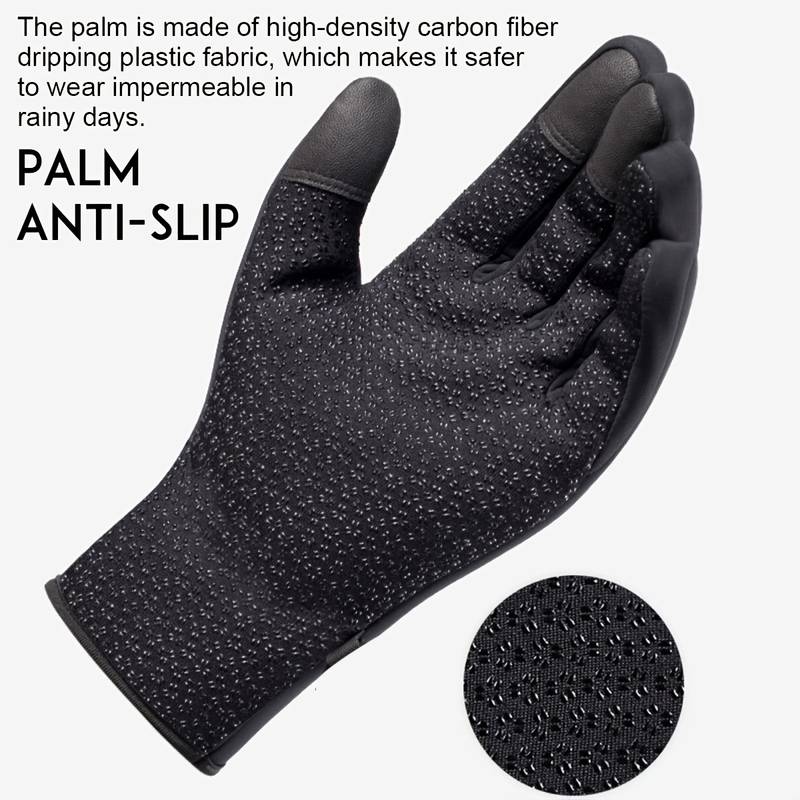 Winter Gloves USB-Heated Option Waterproof & Touchscreen-Compatible