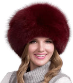 Winter Hat Genuine Fox Fur Ear Flaps