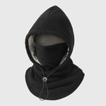 Winter Hat With Neck Mask Windproof Flannel Adjustable Fit